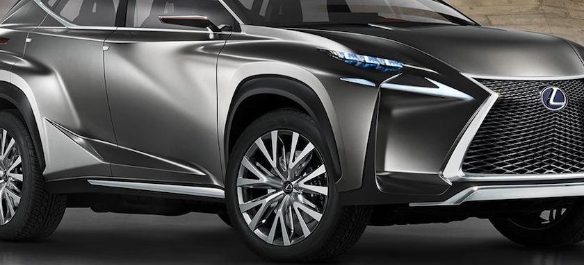 Lexus LX SUV visas i detta bild. (AI text)