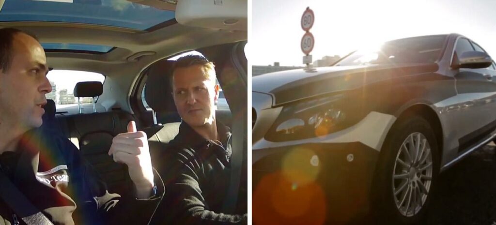 Två män i en bil (AI text)