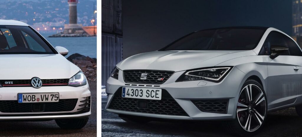 Volkswagen Golf GTI är en kompakt hatchback. (AI text)