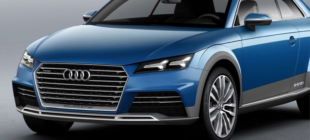 Audi Q3-konceptbil (AI text)