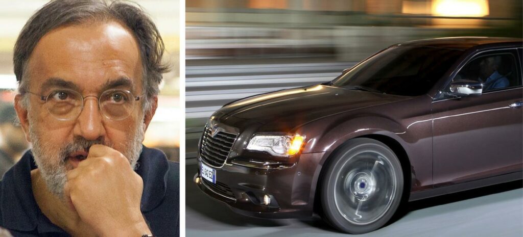 En man kör bil och en kvinna sitter i bilen. (AI text)