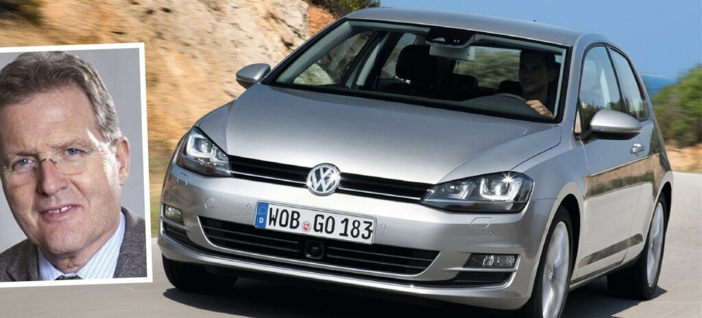 En Volkswagen Golf Mk5 (AI text)