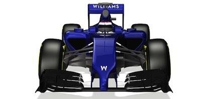 En blå racerbil mot en vit bakgrund. (AI text)