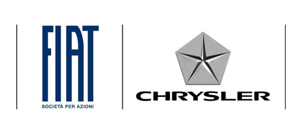 Chrysler-logotyp och Chrysler-logotyp (AI text)