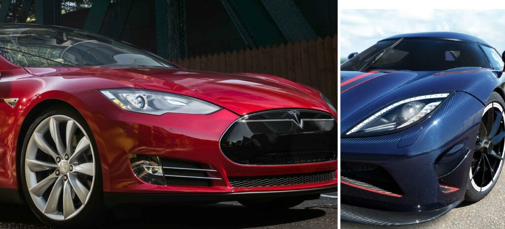 Tesla Model S gentemot Tesla (AI text)
