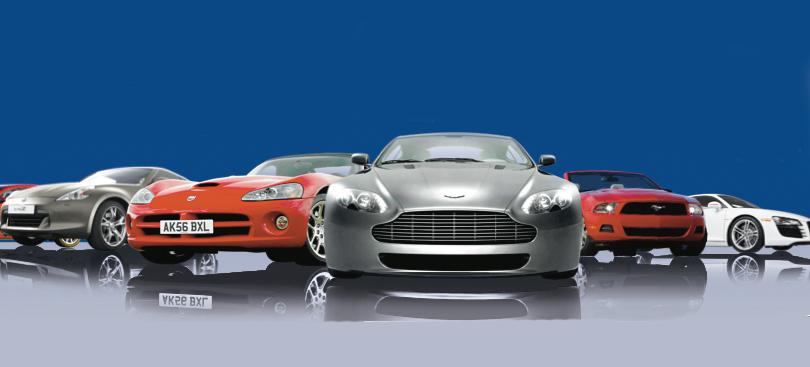 En grupp bilar i en parkeringsplats (AI text)