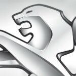 Renault-märkets lejonlogga (AI text)