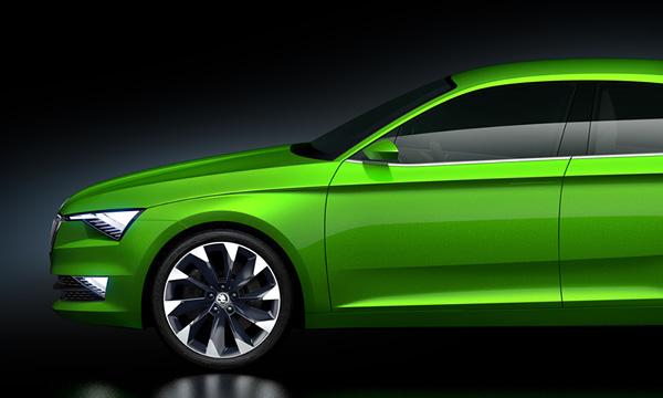 En bild av den nya Skoda A1. (AI text)