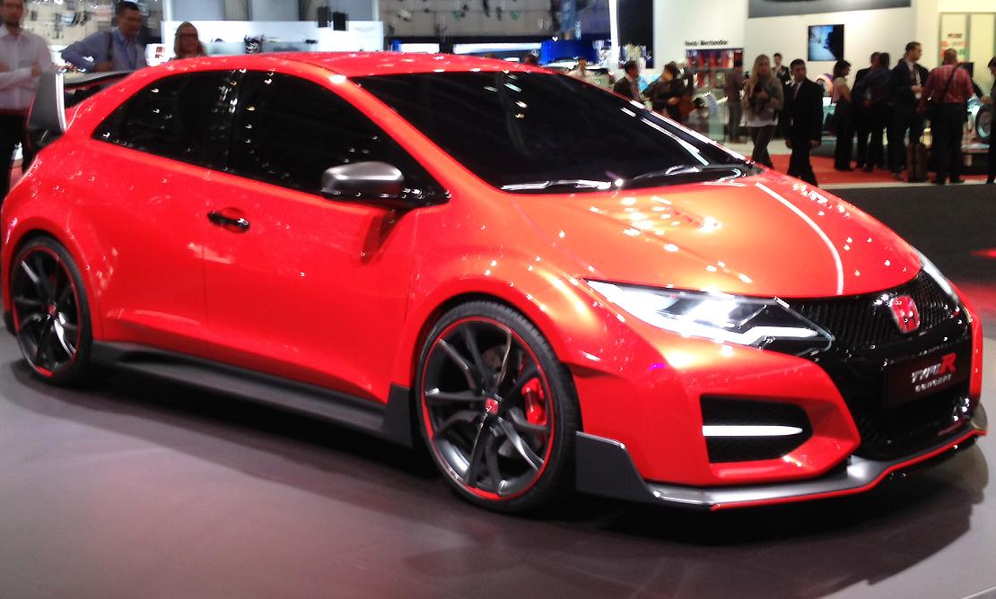Honda Civic Type R-konceptbil på den asiatiska bilmässan (AI text)