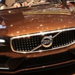 Volvo XC90-SUV på Shanghai Auto Show (AI text)