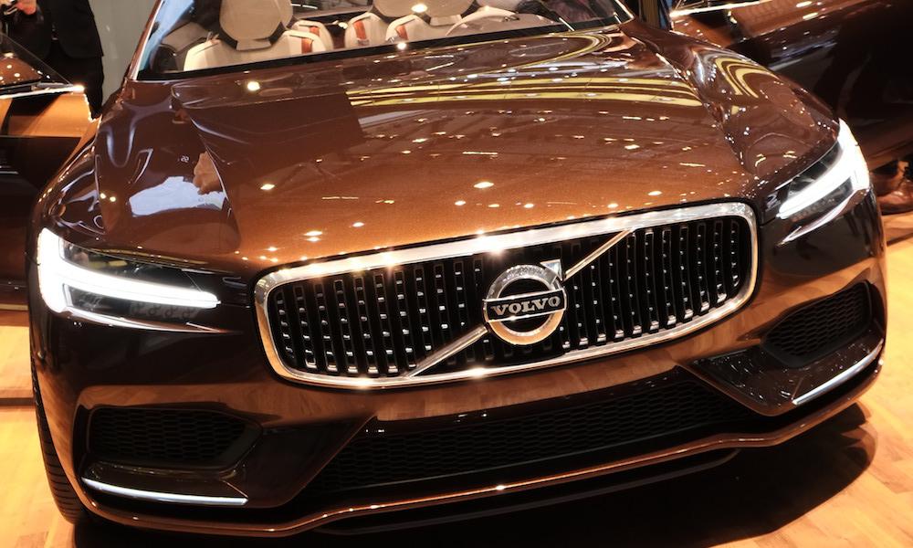 Volvo XC90-SUV på Shanghai Auto Show (AI text)