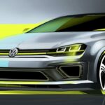 Volkswagen Golf R är en konceptbil. (AI text)