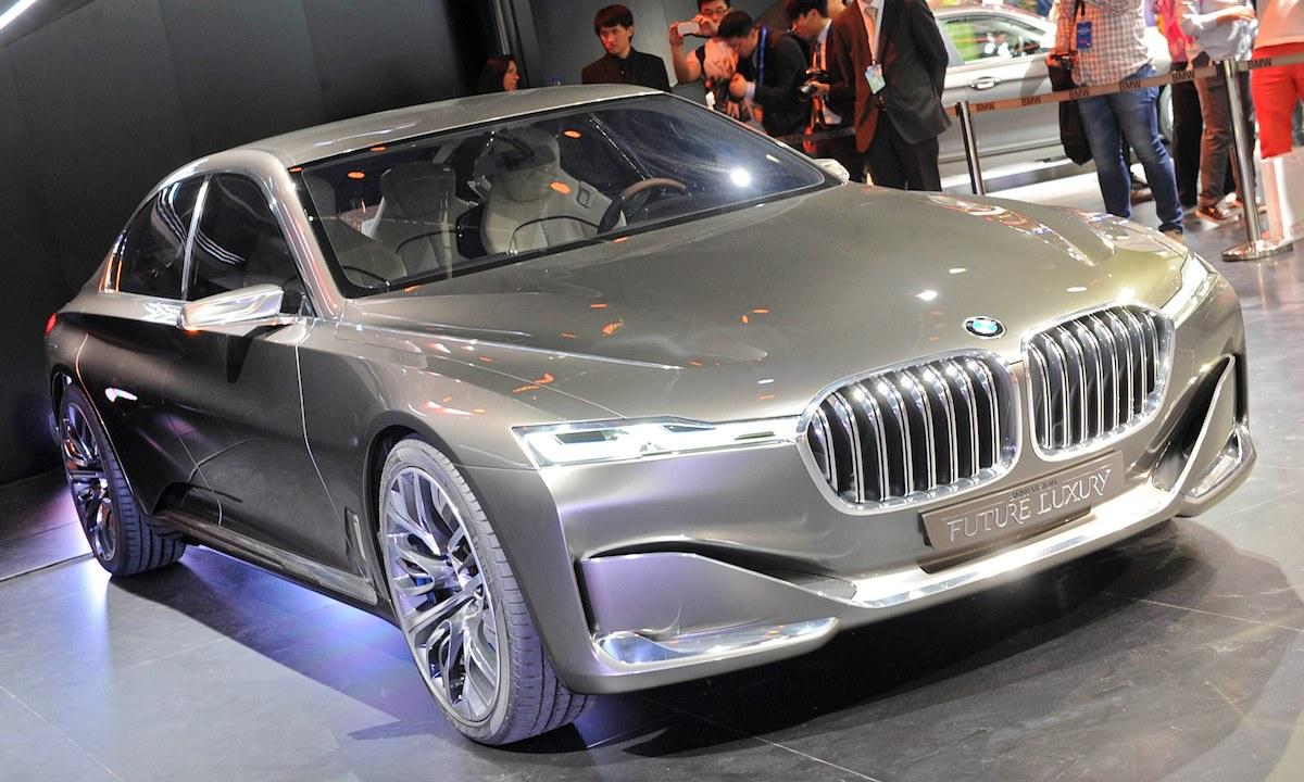 BMW-konceptbil på Shanghai-motorvisningen (AI text)