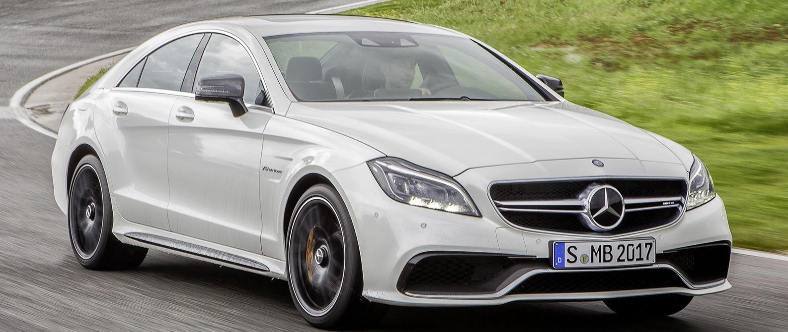 Även toppmodellen CLS 63 AMG ansiktslyfts, men den får hålla tillgodo utan den nya, 9-stegade automatlådan.