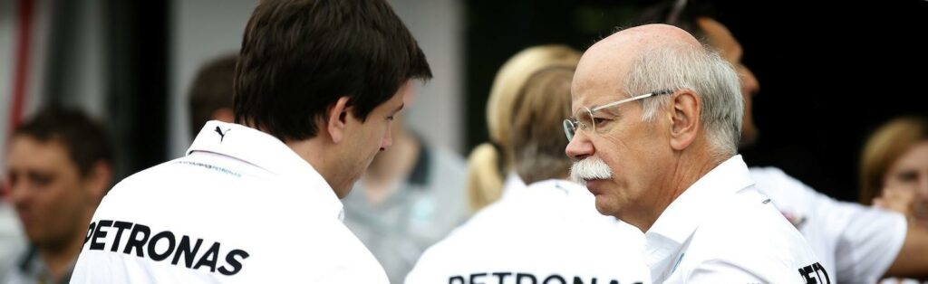 Mercedeschefen Dieter Zetsche besökte Tysklands GP på Hockenheim. Nico Rosberg kunde enkelt köra hem segern och var aldrig riktigt hotad.