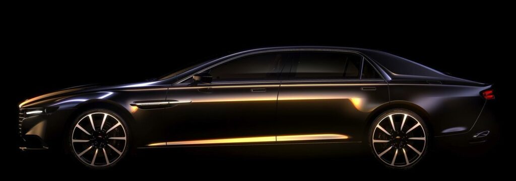 Designen hämtar tydlig inspiration från förra Lagonda – en låg, lång och lyxig sedanmodell som lanserades 1976.