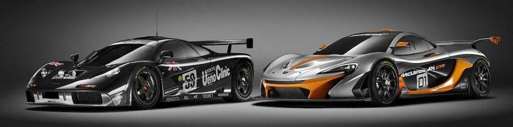 McLaren vill visa ett tydligt släktskap med banversionen McLaren F1 GTR som var så segerrik under 90-talet.
