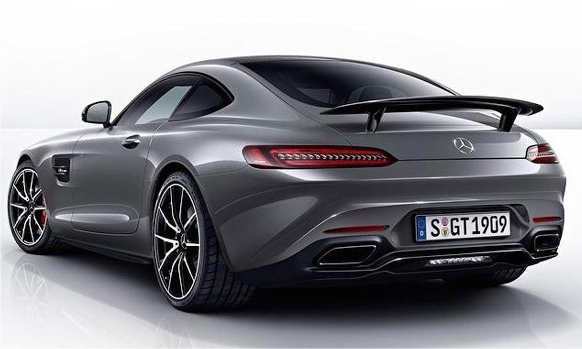 Den nya Mercedes AMG GT är en sportig coupé. (AI text)