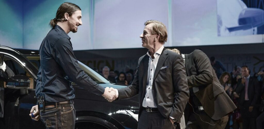 Zlatan Ibrahimović verkar göra ett bra jobb som Volvoambassadör – försäljningen ökar på flera viktiga marknader.