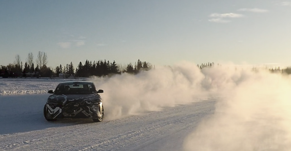 Lucid testar toppfarten på nya elbilen Air