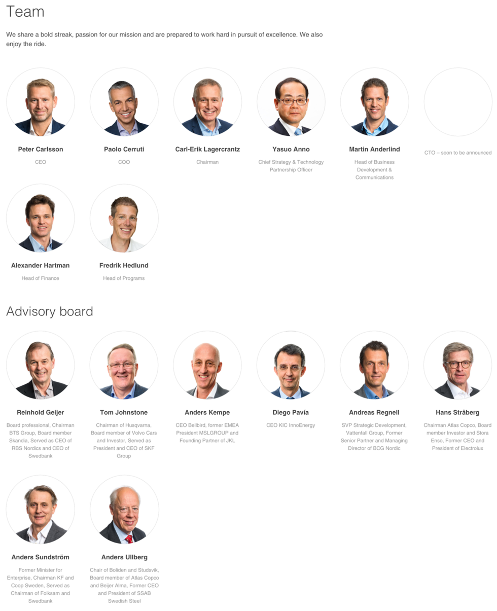 Alla på hemsidan är män – här är Northvolts svar