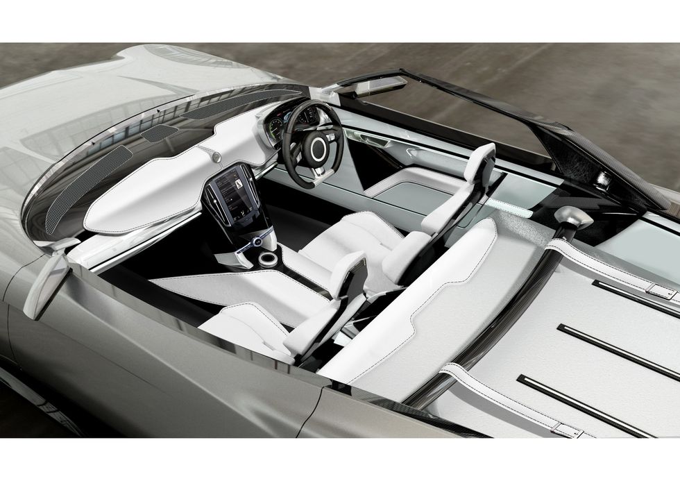 Spännande elbil – med mystisk Volvointeriör?