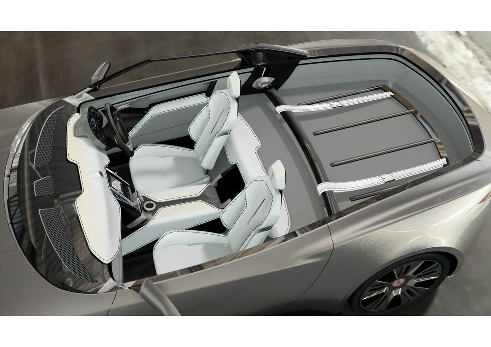 Spännande elbil – med mystisk Volvointeriör?