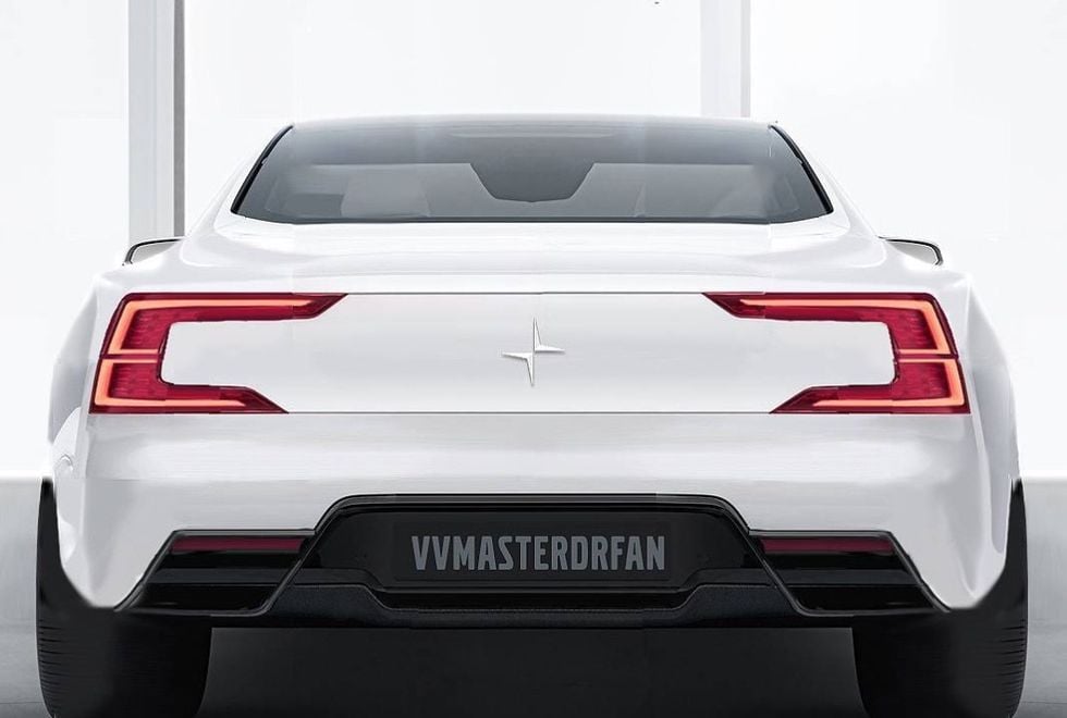 Volvo Polestar visar mer av nya hybridcoupén