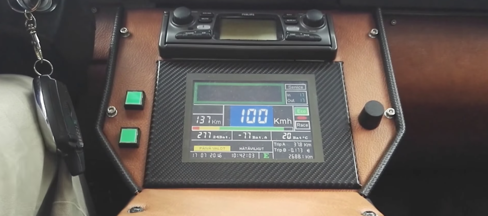 Saab 99 med eldrift fixar nästan 20 mil på en laddning