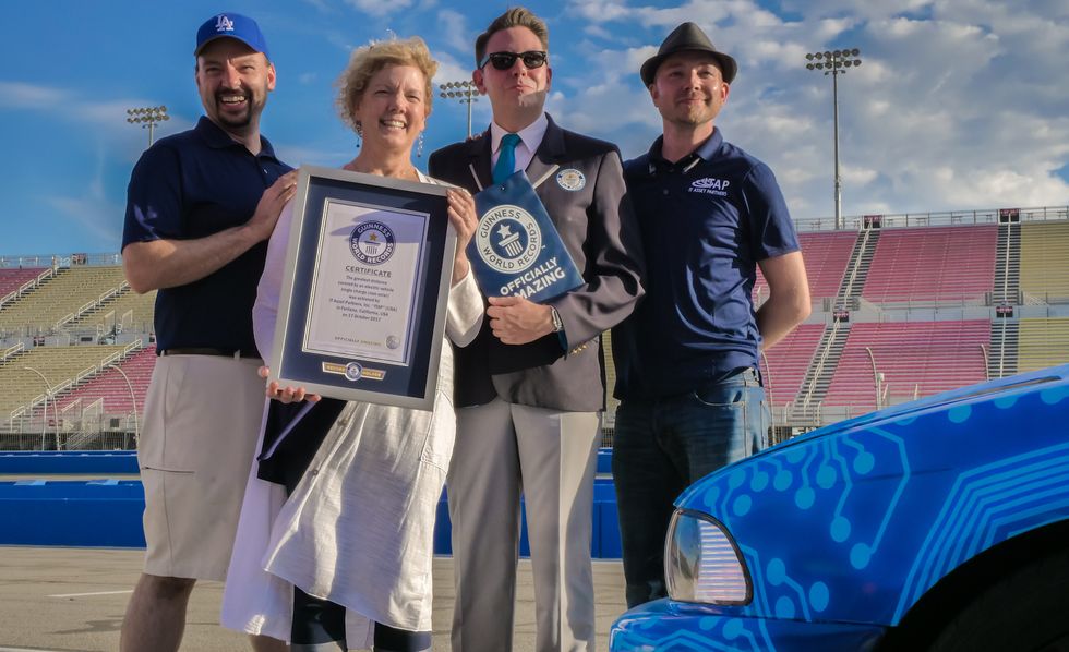 Nytt världsrekord i elbilsräckvidd