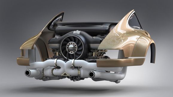 Singer Porsche 911 med 500 hk Williams-boxer