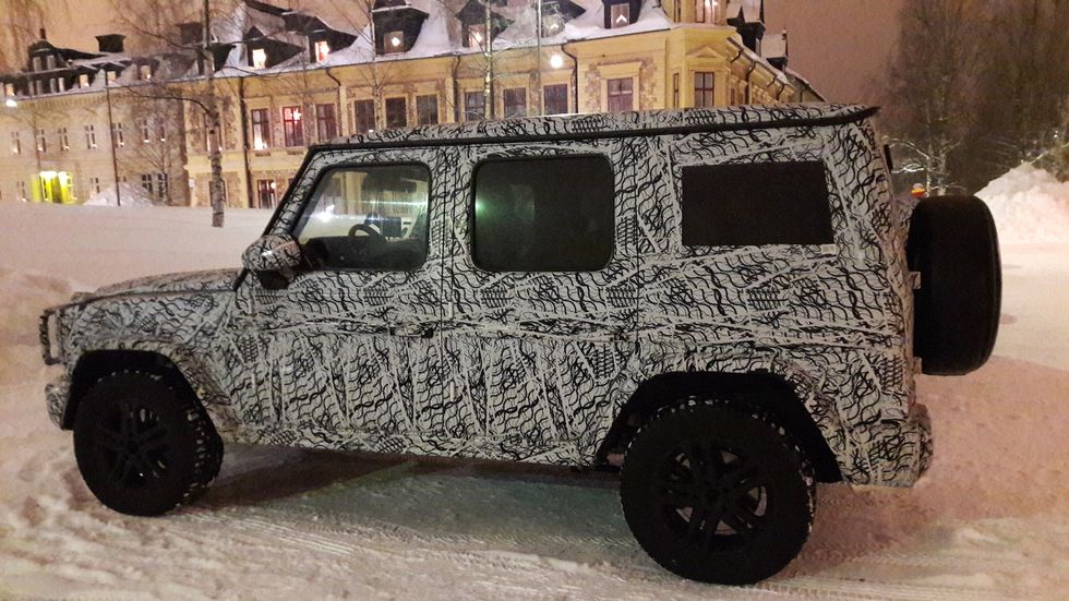 Avslöjad: Här testas Mercedes G-Wagen i Sverige