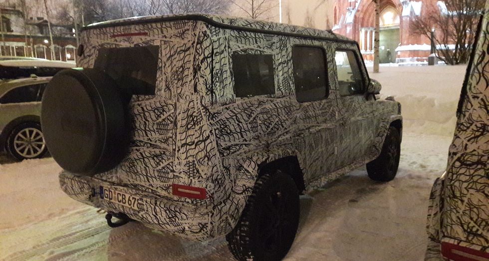 Avslöjad: Här testas Mercedes G-Wagen i Sverige