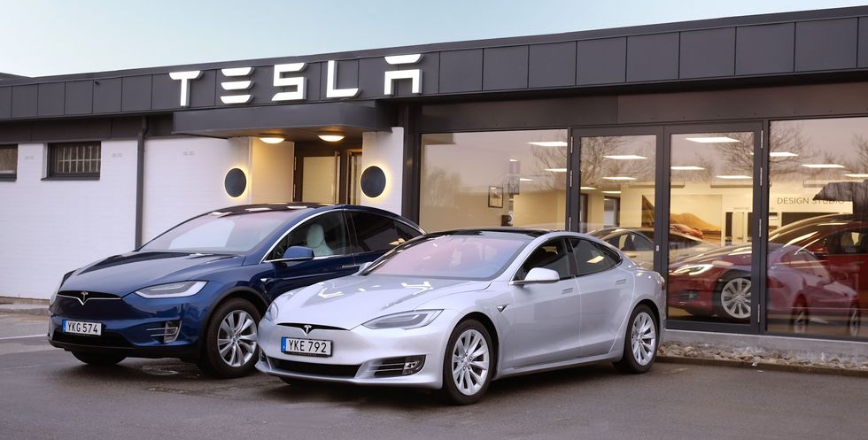 Storbrand i Teslas nya lokaler i Malmö