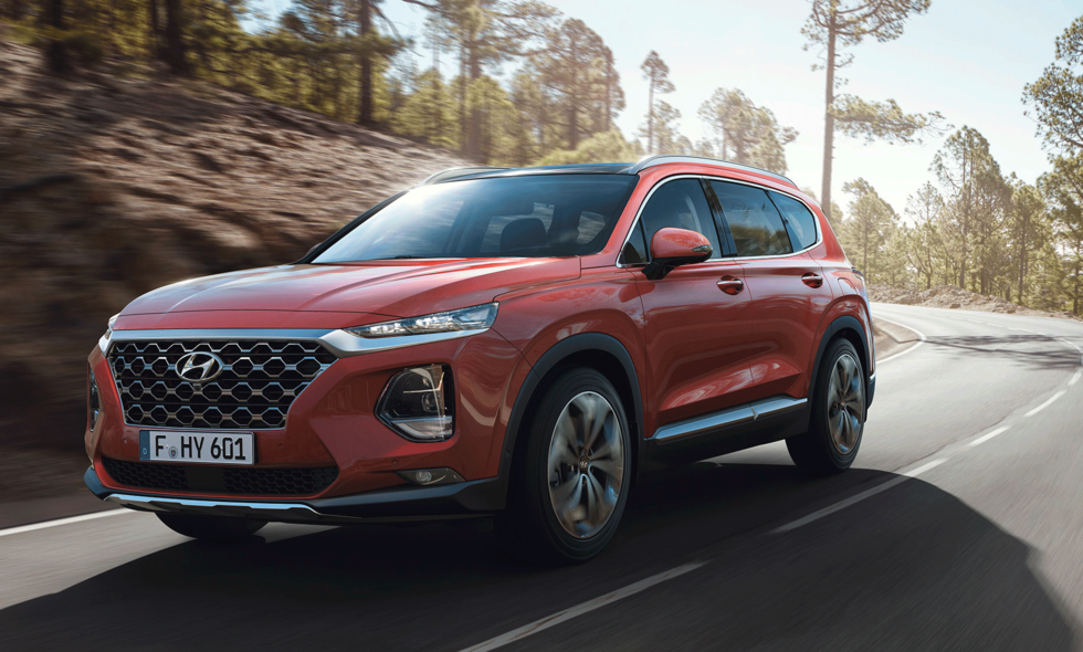 Nya Hyundai Santa Fe blir rymligare