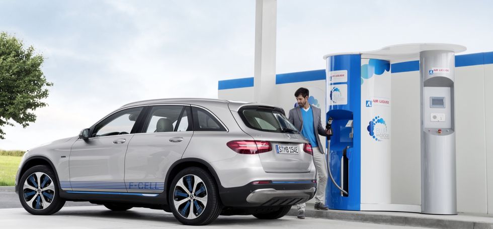 Mercedes: Vätgasbilar kapar utsläppen – även om de tankas 