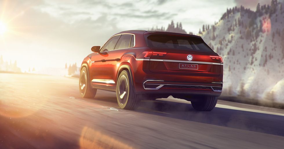 VW Atlas Cross Sport – femsitsig suv-coupé