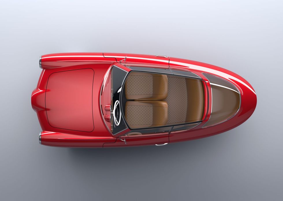 Retroelbil lockar med trehjulsdrift och koffertbatteri