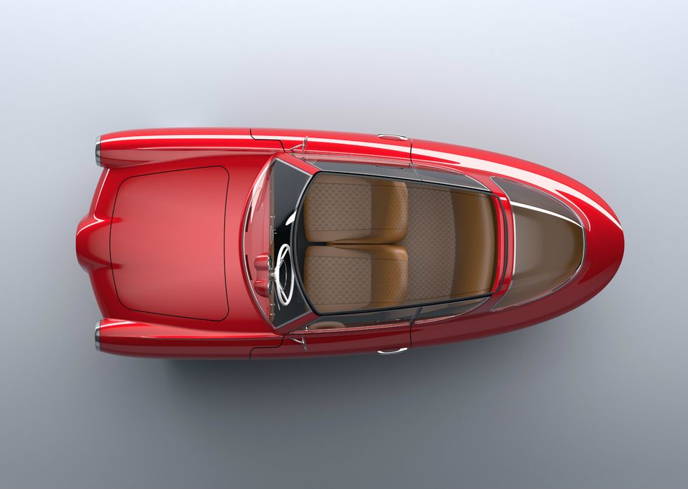 Retroelbil lockar med trehjulsdrift och koffertbatteri