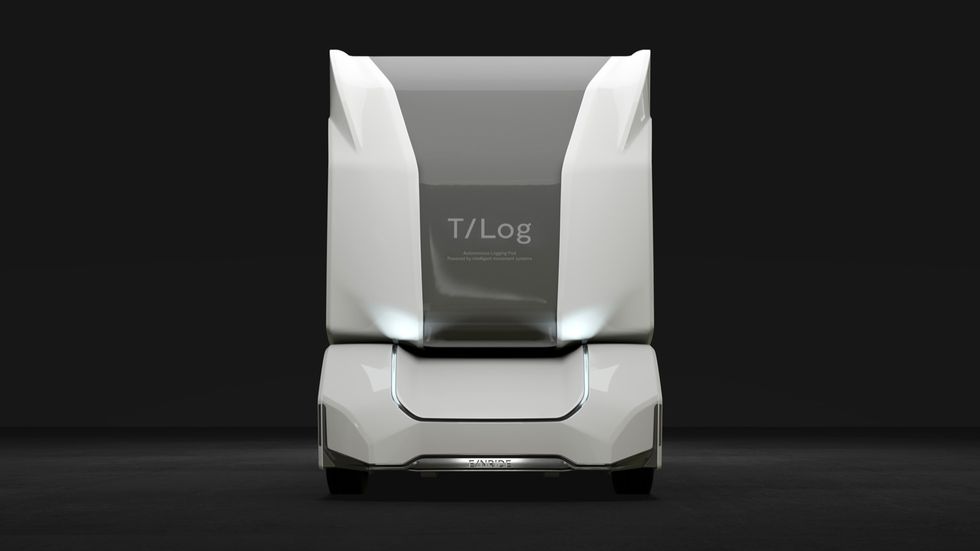 Svenska Einride utmanar jättarna med eldriven timmerbil