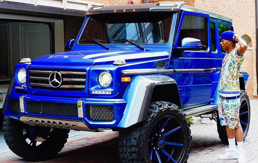 Instagram-succé: Mercedes G500 4×4² med 24-tumshjul