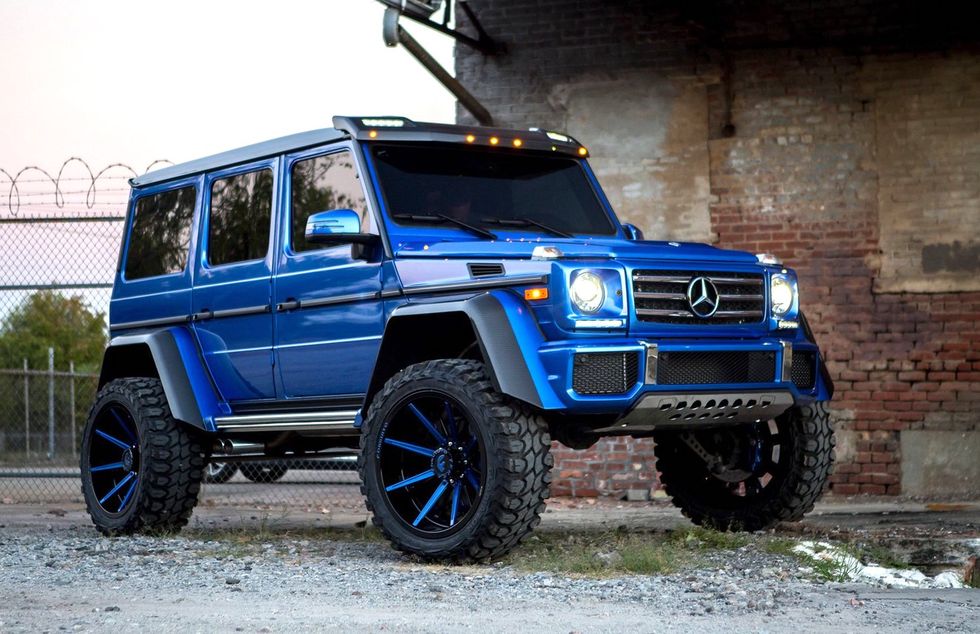 Instagram-succé: Mercedes G500 4×4² med 24-tumshjul