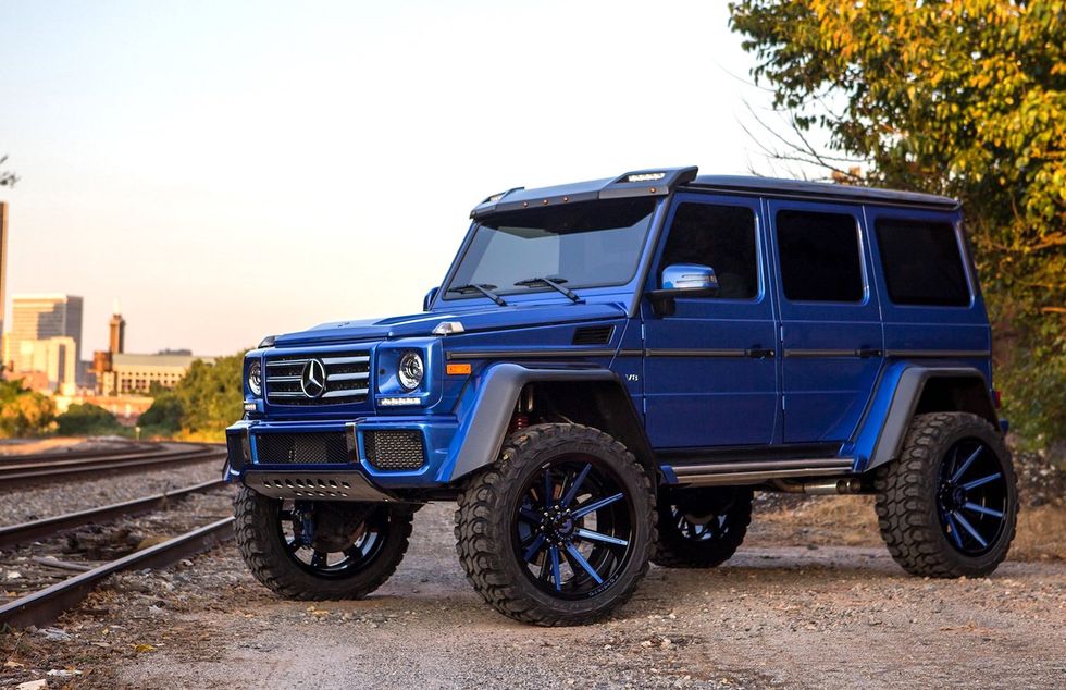 Instagram-succé: Mercedes G500 4×4² med 24-tumshjul