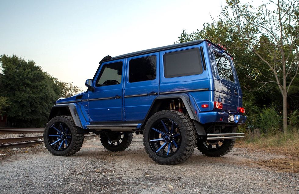 Instagram-succé: Mercedes G500 4×4² med 24-tumshjul