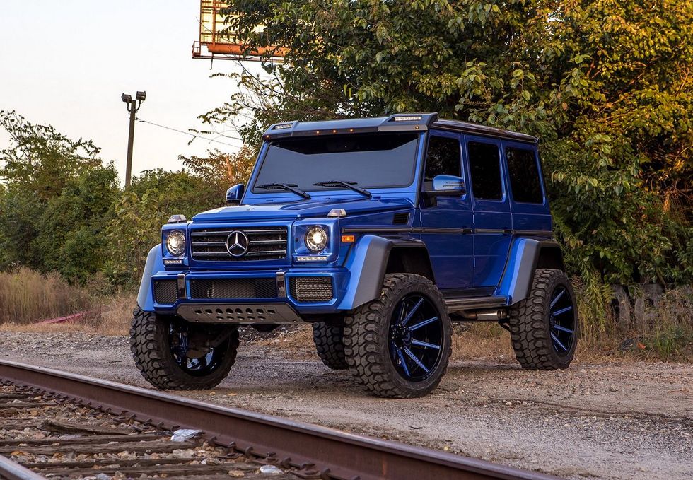 Instagram-succé: Mercedes G500 4×4² med 24-tumshjul