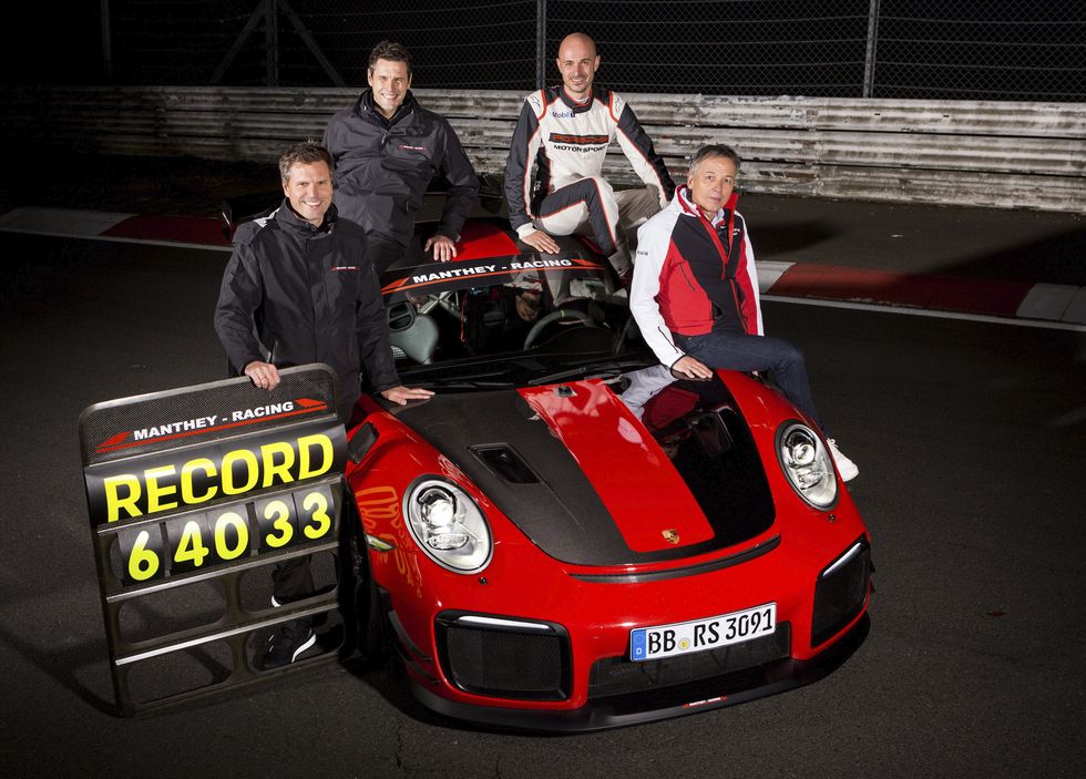 Porsche 911 GT2 RS MR är snabbaste bil på Nürburgring