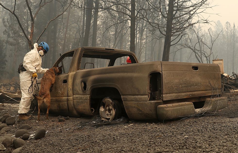 Skogsbranden i Kalifornien: Sjuksköterska smälte sin pickup