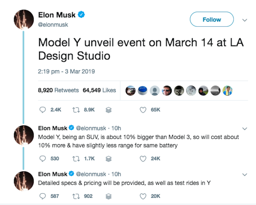 Teslas plan – då kommer Model Y