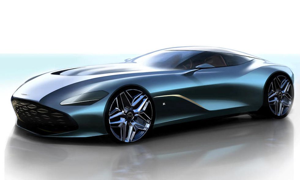Aston Martin DBS GT Zagato – första skisserna på svindyra jubileumsmodellen