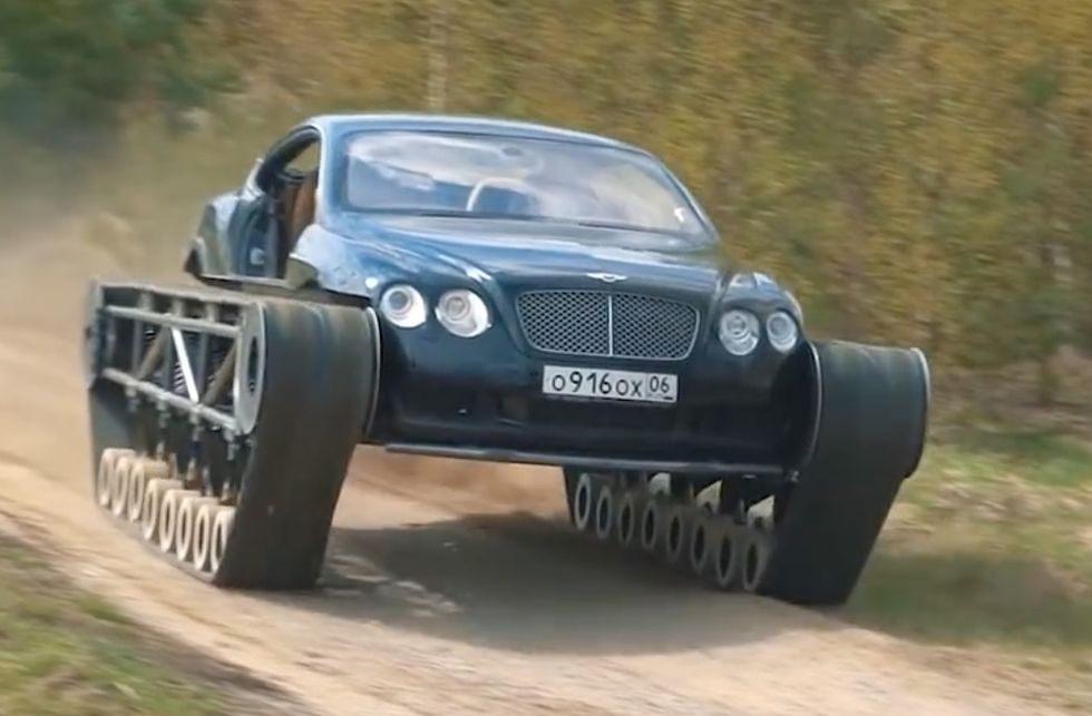 Larvigt eller häftigt – här är Bentley Continental GT Ultratank